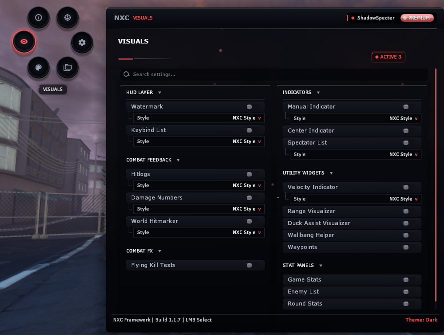 NXC.Lua Visuals Tab